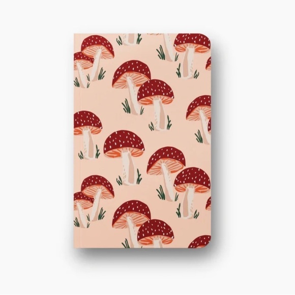 Denik Peach Mushrooms Classic Layflat Lined Notebook, NWOT, For Bundles Only - Picture 1 of 8